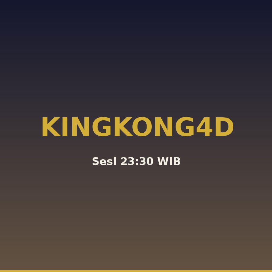 Kingkong4d Angka Main 23 Hari Ini 8 Oktober 2026, Paito (37804)